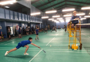 Rosmini badminton players enjoy local competition