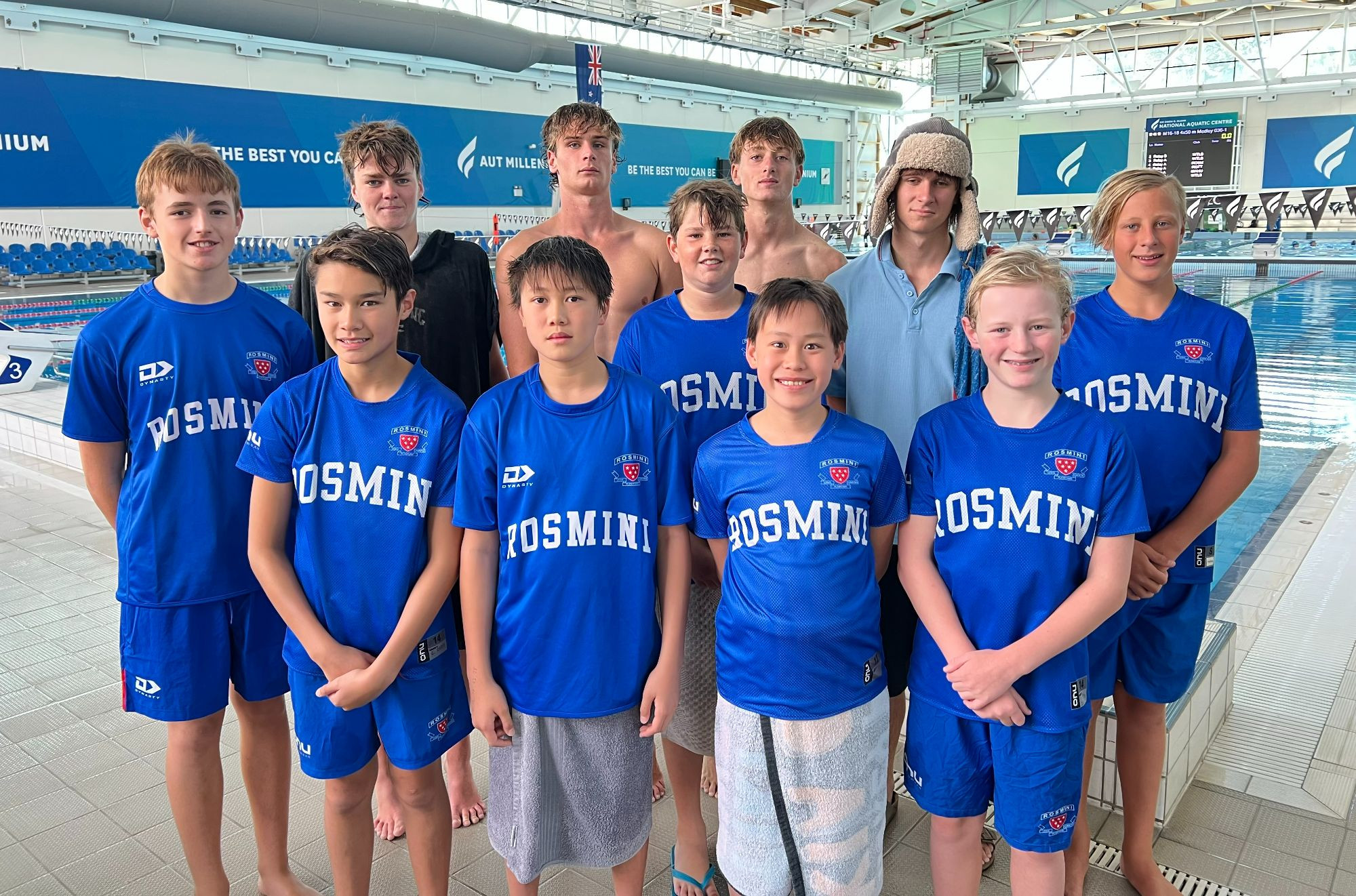 Rosmini competes at North Harbour Zone Swimming Meet