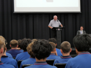 Visit from Irish Rosminian Father Joe O'Reilly
