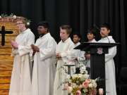 Rosmini students receive Confirmation and First Holy Communion