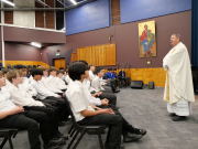Rosmini students receive Confirmation and First Holy Communion