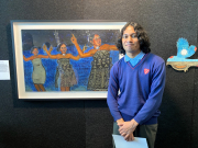 Patrick Lemeki's artworks shine at Ringa Toi Exhibition