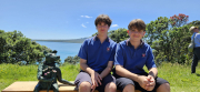 Young artists visit Sculpture OnShore